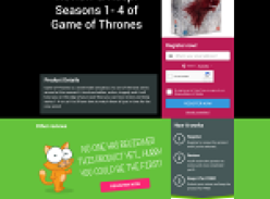Win Seasons 1-4 Game of Thrones