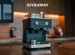 Win a Semi Automatic Espresso Machine with Burr Grinder