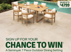 Win Seminyak 7 Piece Dining Setting - Amart Furniture