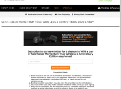 Win Sennheiser Momentum True Wireless 2 Anniversary Edition Earphones