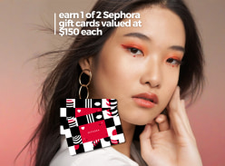 Win 1 of 2 $150 Sephora Gift Cards