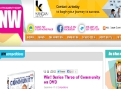 Win Series Three of Community on DVD