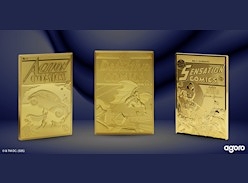 Win a Set of 3 Gold-Gilded 5oz Silver DC Comic Hero Coins