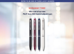 Win a Set of Pilot Acro 300 Hybrid Ballpoint Pens