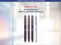Win a Set of Pilot Acro 300 Hybrid Ballpoint Pens