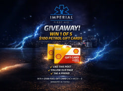 Win 1 of 5 $100 Shell Fuel Cards - Imperial First Aid