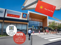Win 1 of 2 $200 Shell Fuel Cards - South Aussie with Cosi