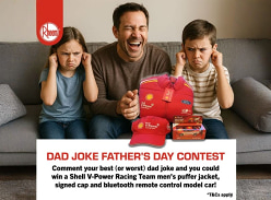 Win a Shell V-Power Racing Team Pack