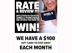 Win a $100 Shiels Gift Card Monthly