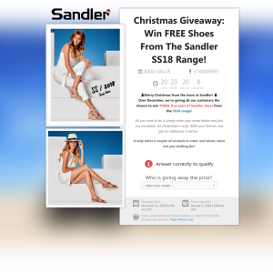 Win Shoes From The Sandler SS18 Range