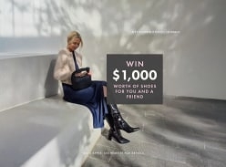 Win $1K Shoes for YOU & a Friend