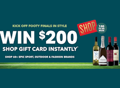 Win 1 of 100 $200 Shop Gift Card