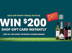 Win 1 of 100 $200 Shop Gift Card