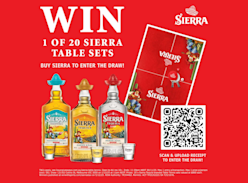 Win 1 of 20 Sierra Table Tennis Sets