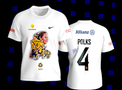Win 1 of 3 Signed Clare Polkinghorne Retirement Jerseys