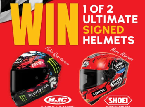 Win 1 of 2 Signed Helmets by Famous Motogp Riders - AMX Superstores