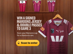 Win a Signed Maroons Jersey & a Double Pass to Game 3