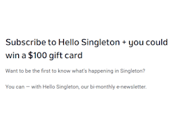 Win 1 of 3 $100 Singleton Vouchers