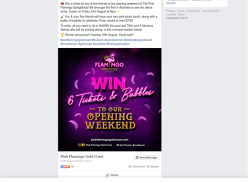 Win six tickets to opening weekend of The Pink Flamingo Spiegelclub