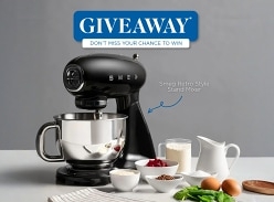 Win a Smeg 50's Retro Style Stand Mixer in Black