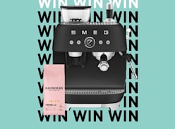 Win a SMEG 50's Style Espresso Coffee Machine - Grinders Coffee