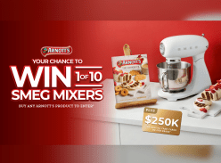 Win 1 of 10 Smeg Mixers & Digital Gift Cards - Arnott's Biscuits