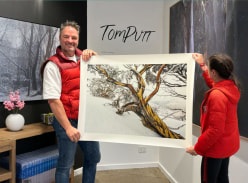 Win a 'SNOW GUM, DEAD HORSE GAP' Fine Art Print