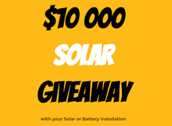 Win $10K Solar Giveaway
