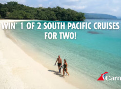 Win 1 of 2 South Pacific Cruises for 2