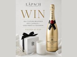 Win Soy Candles & Moet Chandon - LÂPACH Luxurious Gifting
