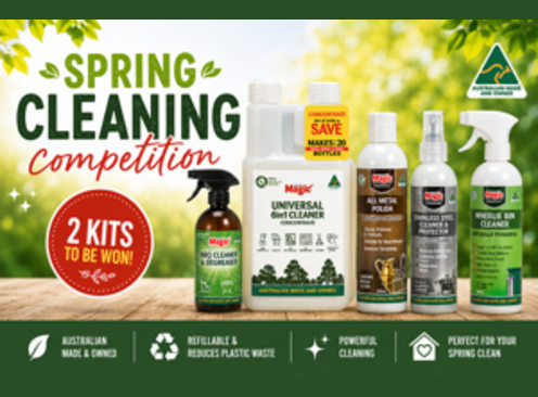 Win 1 of 2 $55 Spring Cleaning Kits - Australian Made