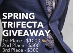 Win 1 of 3 Spring Trifecta Gift Vouchers