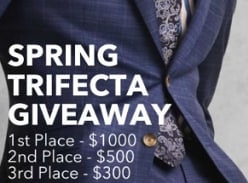 Win 1 of 3 Spring Trifecta Gift Vouchers
