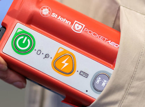 Win a St John Pocket AED - St John Ambulance