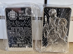 Win Star Wars, 10 Oz Silver Bars