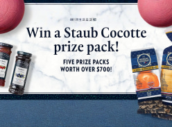 Win 1 of 5 Staub Cocotte Prize Packs