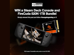 Win a Steam Deck Console & Firecuda 520N 1TB Bundle