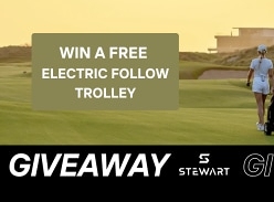 Win a Stewart Golf Q Follow Trolley