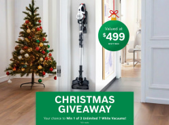 Win 1 of 3 Stick Vacuum Cleaners