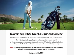 Win Store Credits at a Golf Shop in your Local Area