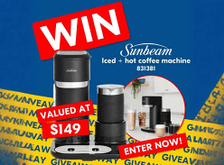 Win a Sunbeam Iced & Hot Coffee Machine