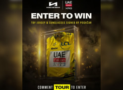 Win the Sunglasses & Yellow Jersey Signed by PogačAr - Scicon Sports