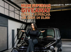 Win a Supercar for a Day or $1K Cash