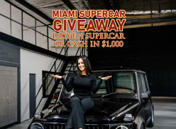 Win a Supercar for a Day or $1K Cash