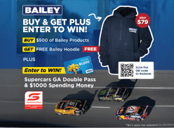 Win a Supercars GA Double Pass & $1K Gift Card