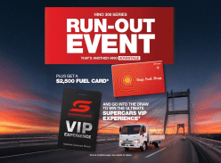 Win a Supercars VIP Experience & $2.5K Fuel Card - Honeycombes Sales & Service