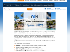 Win Surfers Paradise Marriott 3 Night Luxury Holiday