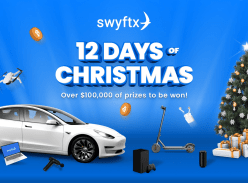 Win Swyftx 12 Days of Christmas Giveaway 2021