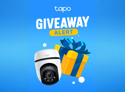 Win a Tapo TC41 Outdoor Pan/Tilt Security Wi-Fi Camera