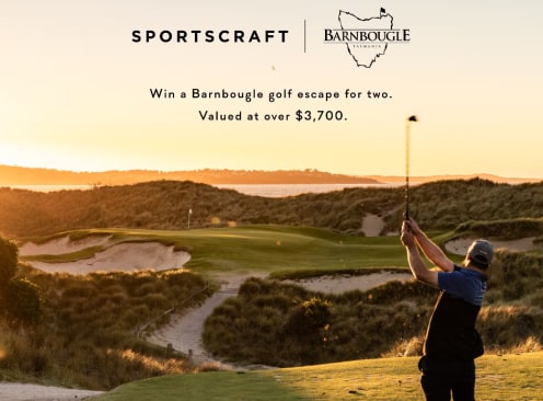 Win a Tasmanian Golf Getaway - Sportscraft